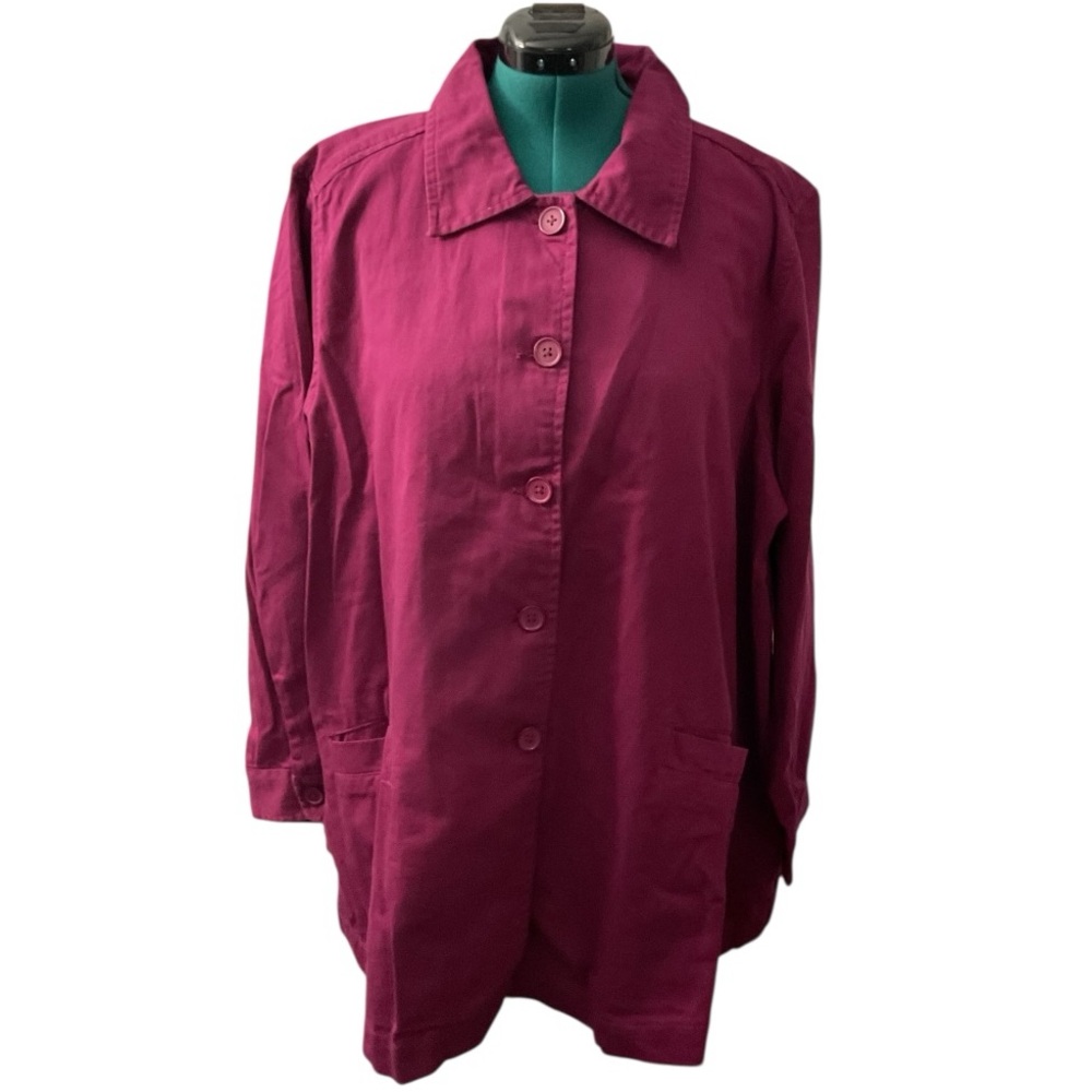 🦄 Woman Within Deep Purple Utility Jacket